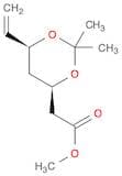 1,3-Dioxane-4-acetic acid, 6-ethenyl-2,2-dimethyl-, methyl ester, (4R,6S)-