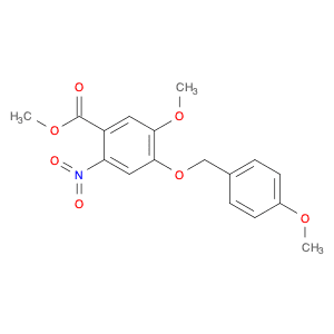 Methyl 5-methoxy-4-((4-methoxybenzyl)oxy)-2-nitrobenzoate