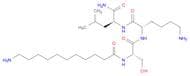 L-Leucinamide, N-(11-amino-1-oxoundecyl)-L-seryl-L-lysyl- (9CI)