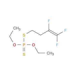 Phosphorodithioic acid, O,O-diethyl S-(3,4,4-trifluoro-3-buten-1-yl) ester