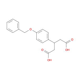 Pentanedioic acid, 3-[4-(phenylmethoxy)phenyl]-