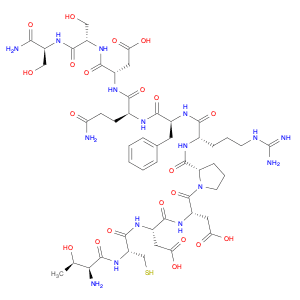 L-Serinamide, L-threonyl-L-cysteinyl-L-α-aspartyl-L-α-aspartyl-L-prolyl-L-arginyl-L-phenylalanyl-L…