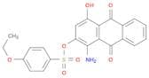 Benzenesulfonic acid, 4-ethoxy-, 1-amino-9,10-dihydro-4-hydroxy-9,10-dioxo-2-anthracenyl ester