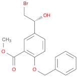 Benzoic acid, 5-[(1R)-2-bromo-1-hydroxyethyl]-2-(phenylmethoxy)-, methyl ester