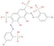 2,7-Naphthalenedisulfonic acid, 3,6-bis[2-(4-bromo-2-sulfophenyl)diazenyl]-4,5-dihydroxy-