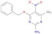 2-Pyrimidinamine,4-methyl-5-nitro-6-(phenylmethoxy)-
