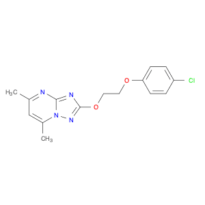 [1,2,4]Triazolo[1,5-a]pyrimidine, 2-[2-(4-chlorophenoxy)ethoxy]-5,7-dimethyl-