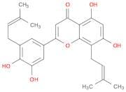 4H-1-Benzopyran-4-one, 2-[3,4-dihydroxy-5-(3-methyl-2-buten-1-yl)phenyl]-5,7-dihydroxy-8-(3-methyl…