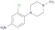 Benzenamine, 3-​chloro-​4-​(4-​methyl-​1-​piperazinyl)​-
