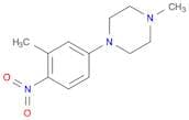 Piperazine, 1-methyl-4-(3-methyl-4-nitrophenyl)-