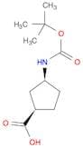 Cyclopentanecarboxylic acid, 3-[[(1,1-dimethylethoxy)carbonyl]amino]-, (1R,3S)-