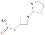 Ethanethioic acid, S-[1-(4,5-dihydro-2-thiazolyl)-3-azetidinyl] ester