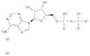 Adenosine 5'-(trihydrogen diphosphate), sodium salt (1:2)