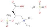 1-Propanaminium, 3-carboxy-N,N,N-trimethyl-2-[(methylsulfonyl)oxy]-, (S)-, methanesulfonate (9CI)