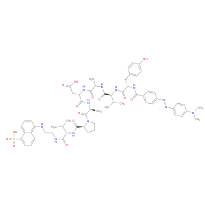 L-Valinamide, N-[4-[[4-(dimethylamino)phenyl]azo]benzoyl]-L-tyrosyl-L-valyl-L-alanyl-L-α-aspartyl-…