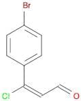 (2E)-3-(4-bromophenyl)-3-chloroacrylaldehyde