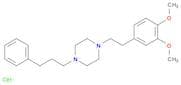 Piperazine, 1-[2-(3,4-dimethoxyphenyl)ethyl]-4-(3-phenylpropyl)-, hydrochloride (1:2)