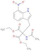 Propanedioic acid, 2-(acetylamino)-2-[(7-nitro-1H-indol-3-yl)methyl]-, 1,3-diethyl ester