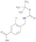 4-(((tert-Butoxycarbonyl)amino)methyl)-3-chlorobenzoic acid