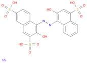2,​7-​Naphthalenedisulfoni​c acid, 3-​hydroxy-​4-​[2-​(2-​hydroxy-​4-​sulfo-​1-​naphthalenyl)​diaz…