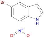 1H-Indole, 5-bromo-7-nitro-