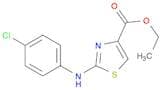 4-Thiazolecarboxylic acid, 2-[(4-chlorophenyl)amino]-, ethyl ester