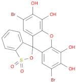 Spiro[3H-2,1-benzoxathiole-3,9'-[9H]xanthene]-3',4',5',6'-tetrol, 2',7'-dibromo-, 1,1-dioxide