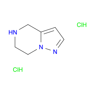 Pyrazolo[1,5-a]pyrazine, 4,5,6,7-tetrahydro-, hydrochloride (1:2)