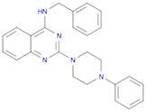4-Quinazolinamine, N-(phenylmethyl)-2-(4-phenyl-1-piperazinyl)-