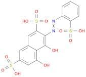 2,7-Naphthalenedisulfonic acid, 4,5-dihydroxy-3-[2-(2-sulfophenyl)diazenyl]-