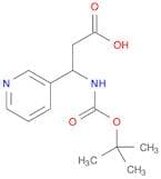 3-Pyridinepropanoic acid, β-[[(1,1-dimethylethoxy)carbonyl]amino]-