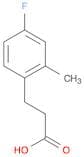 3-(4-Fluoro-2-methylphenyl)propionic acid