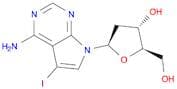 7H-Pyrrolo[2,3-d]pyrimidin-4-amine, 7-(2-deoxy-β-D-erythro-pentofuranosyl)-5-iodo-
