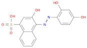 1-Naphthalenesulfonic acid, 4-[2-(2,4-dihydroxyphenyl)diazenyl]-3-hydroxy-