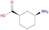 Cyclohexanecarboxylic acid, 3-amino-, (1R,3S)-rel-