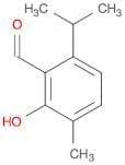 Benzaldehyde, 2-hydroxy-3-methyl-6-(1-methylethyl)-