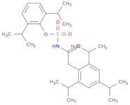 Sulfamic acid, N-[2-[2,4,6-tris(1-methylethyl)phenyl]acetyl]-, 2,6-bis(1-methylethyl)phenyl ester