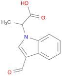 2-(3-Formyl-1h-indol-1-yl)propanoic acid