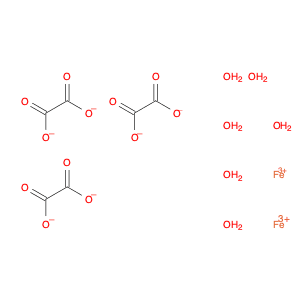 Iron, [μ-[ethanedioato(2-)-κO1,κO'2:κO2,κO'1]]bis[ethanedioato(2-)-κO1,κO2]di-, hydrate (1:6)