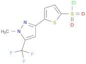 2-[1-METHYL-5-(TRIFLUOROMETHYL)PYRAZOL-3-YL]-THIOPHENE-5-SULFONYL CHLORIDE