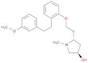 3-Pyrrolidinol, 5-[2-[2-[2-(3-methoxyphenyl)ethyl]phenoxy]ethyl]-1-methyl-, (3R,5R)-