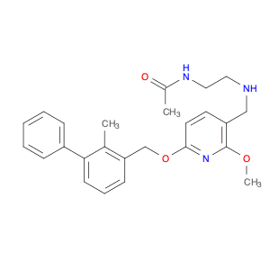 Acetamide, N-[2-[[[2-methoxy-6-[(2-methyl[1,1'-biphenyl]-3-yl)methoxy]-3-pyridinyl]methyl]amino]et…