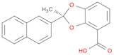 1,3-Benzodioxole-4-carboxylic acid, 2-methyl-2-(2-naphthalenyl)-, (2S)-