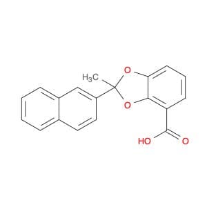 1,3-Benzodioxole-4-carboxylic acid, 2-methyl-2-(2-naphthalenyl)-