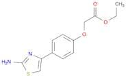 Acetic acid, 2-[4-(2-amino-4-thiazolyl)phenoxy]-, ethyl ester