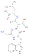 L-Leucine, N-[N-(N-glycyl-L-tryptophyl)-L-threonyl]- (9CI)