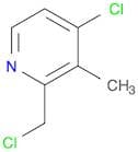 Pyridine, 4-chloro-2-(chloromethyl)-3-methyl-