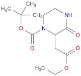 2-Ethoxycarbonylmethyl-3-oxo-piperazine-1-carboxylic acid tert-butyl ester