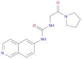 N-6-Isoquinolinyl-N'-[2-oxo-2-(1-pyrrolidinyl)ethyl]urea