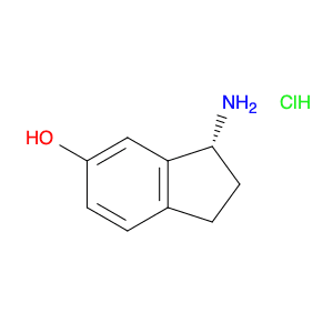 1H-Inden-5-ol, 3-amino-2,3-dihydro-, hydrochloride, (R)- (9CI)